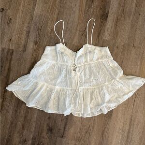 Zara spaghetti blouse